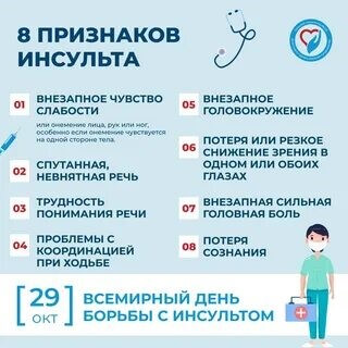 29 oktyabrya vsemirnyj den borby s insultom